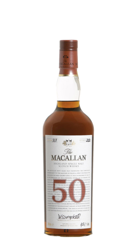 The Macallan 50 Y.O. Red Collection