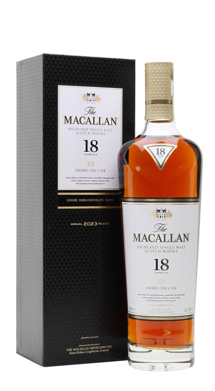 The Macallan 18 Y.O. Sherry Oak 2023