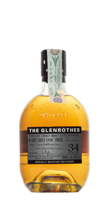 Glenrothes Platinum 1987 34 Y.O. Single Cask No. 9032