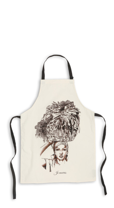 Yv Grembiule Donna Con Cesta Sul Capo