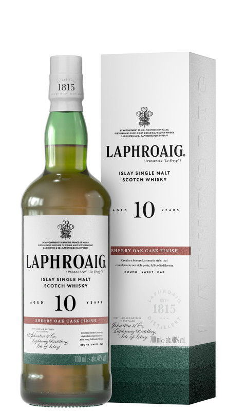 Laphroaig 10 Y.O. Sherry Oak Finish