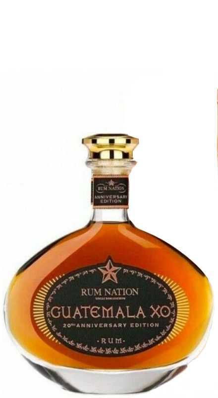 Rum Nation Guatemala XO Decanter 20th Anniversary