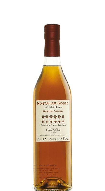 Capovilla Distillato Di Vino Montanar Rosso - 70° Anniversario Velier