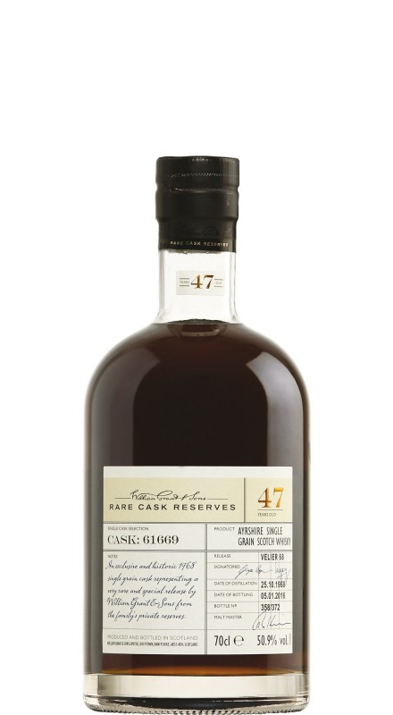 Girvan 1968 Single Cask 48 Y.O. - 70° Anniversario Velier
