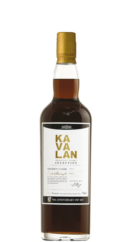 Kavalan Sherry Single Cask - 70° Anniversario Velier