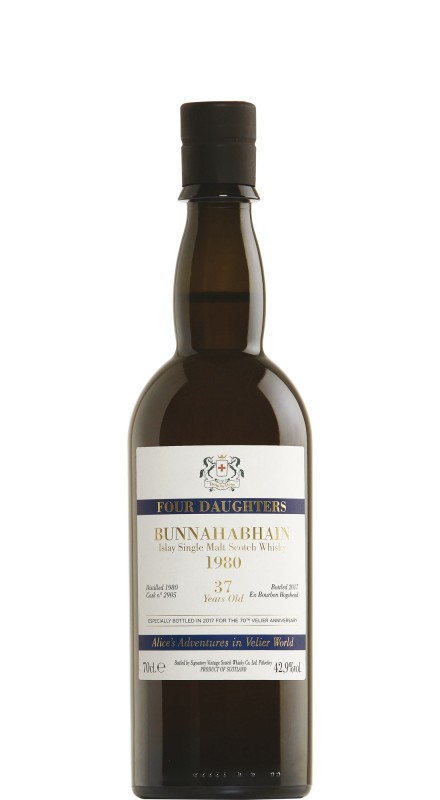 Signatory Bunnahabhain 1980 37 Y.O. Bourbon Cask 2905 - 70° Anniversario Velier