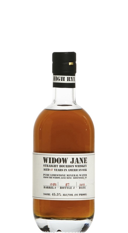 Widow Jane 10 Y.O. High Rye Bourbon Whiskey