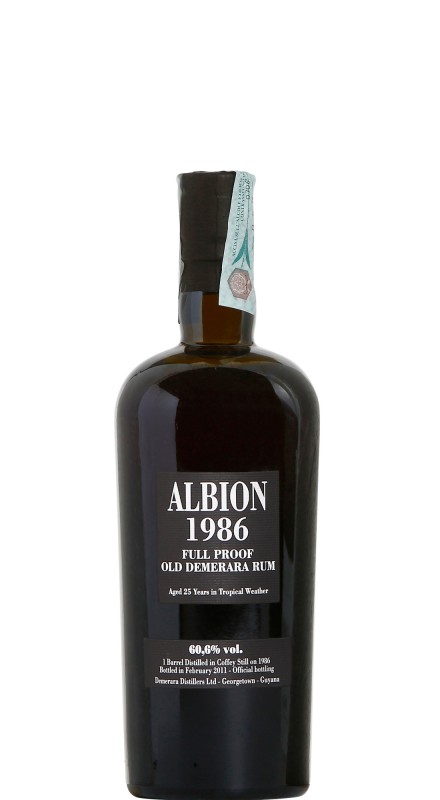 Demerara Albion 1986 Full Proof Rum