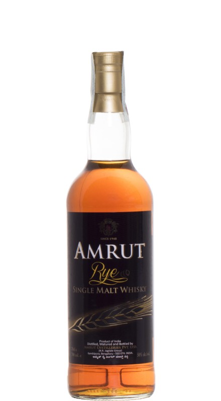Amrut Rye Single Malt Whisky