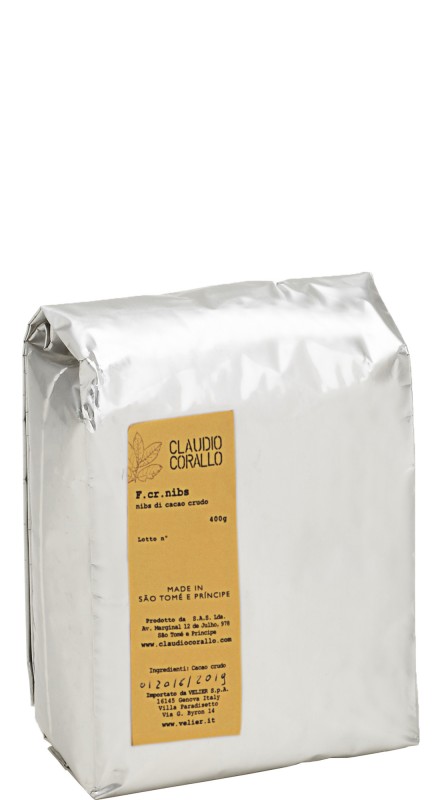 Corallo Nibs Di Cacao Cioccolato Crude 400 G