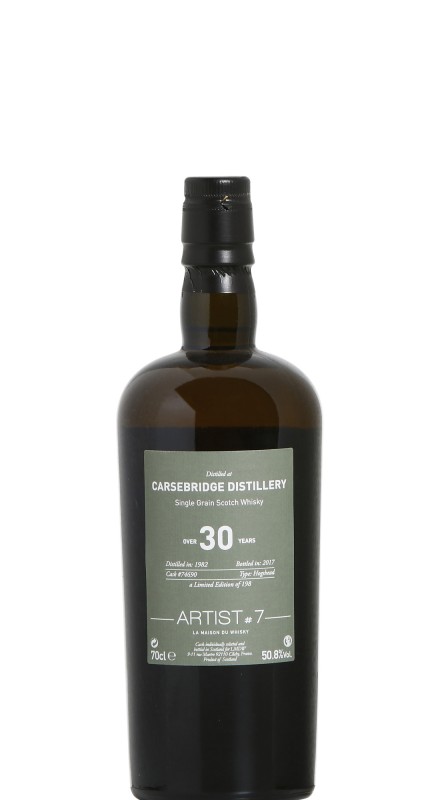 Carsebridge 1982 Artist Over 30 Years 7Th Edition Single Malt Whisky
