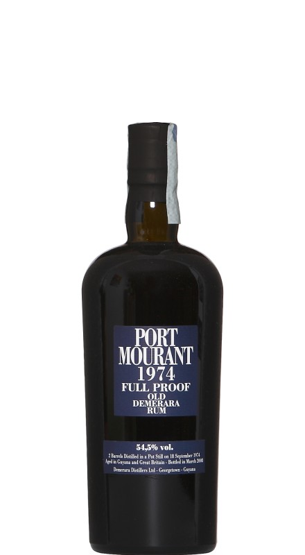 Port Mourant 1974 Full Proof Old Demerara Rum
