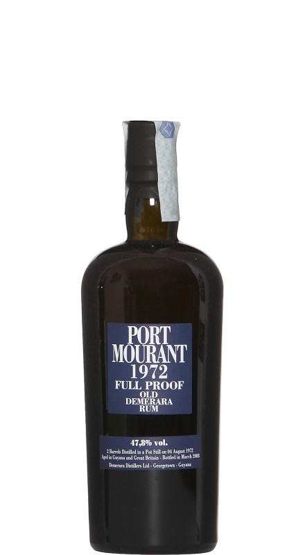 Port Mourant 1972 Full Proof Old Demerara Rum