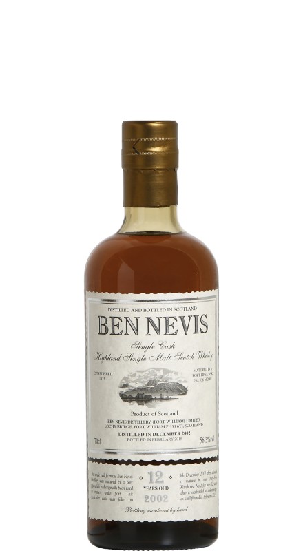 Ben Nevis 12 Y.O. Port Pipe Cask Whisky