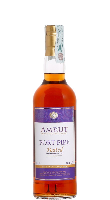 Amrut Single Cask Port Pipe Peated Whisky