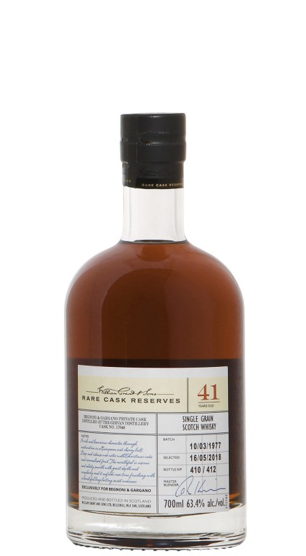 RCR B&G Girvan 41 Y.O. Cask 17048