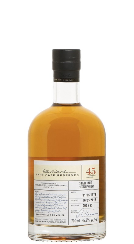 RCR Velier Ladyburn 45 Y.O. Cask 3183