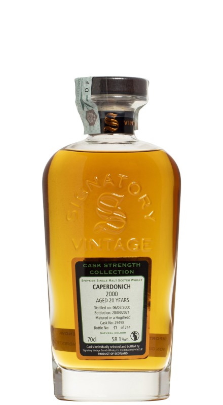 Signatory Caperdonich 2000 20 Y.O. Cask Strength