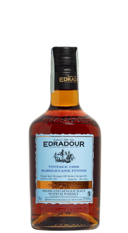 Edradour 21 Y.O. 1999 Barolo Cask Finish