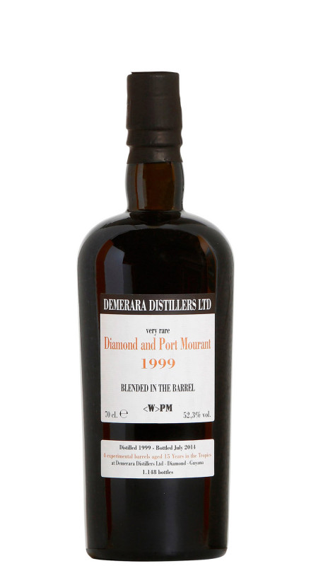 Demerara Diamond And Port Mourant 1999 15 Y.O. Very Rare Rum