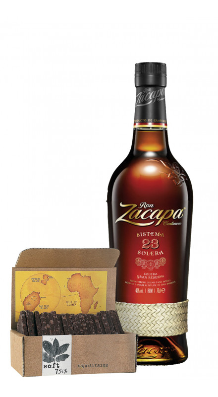 Zacapa Centenario 23 Y.O. + Cioccolato Corallo Soft 73,5%