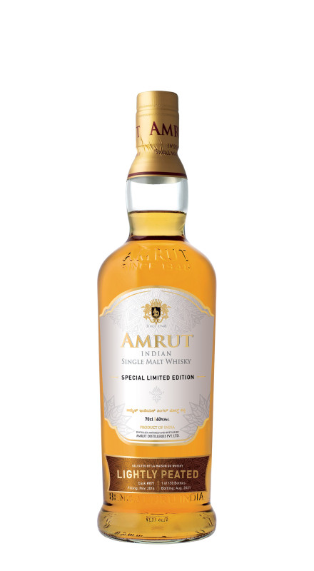 Amrut 2014 Ex-Bourbon Lightly Peated Conquete