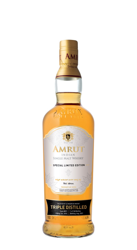 Amrut 2014 Ex-Bourbon Triple Distilled Conquete