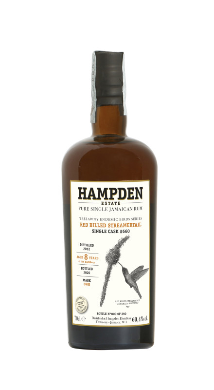 Hampden 8 Y.O. 2012 OWH Single Cask No.660 Velier Friends