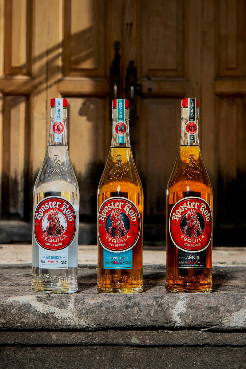 Rooster Rojo Tequila: 100% Blue Agave